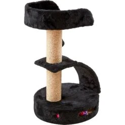 Two By Two The Camellia Sisal Cat Tree, Small, Black -Pet Supplies Store 346901 PT2. AC SS1800 V1638311819