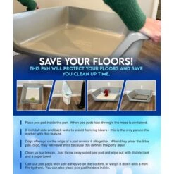 Shirley K's Senior Cat Litter Box, X-Large -Pet Supplies Store 347408 PT5. AC SS1800 V1679682947