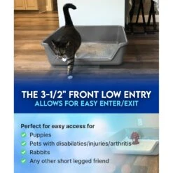 Shirley K's Senior Cat Litter Box, X-Large -Pet Supplies Store 347408 PT7. AC SS1800 V1679682948