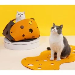 ZEZE "The Cheese" Adjustable Tunnel Cat Toy -Pet Supplies Store 347443 PT2. AC SS1800 V1657657091
