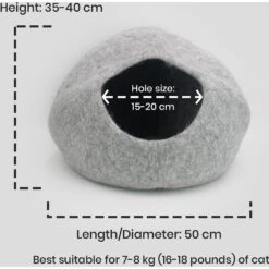 Whisker's Home Natural Plain Cat Cave 12 Whisker's Home Natural Plain Cat Cave -Pet Supplies Store 348534 PT3. AC SS1800 V1646275907