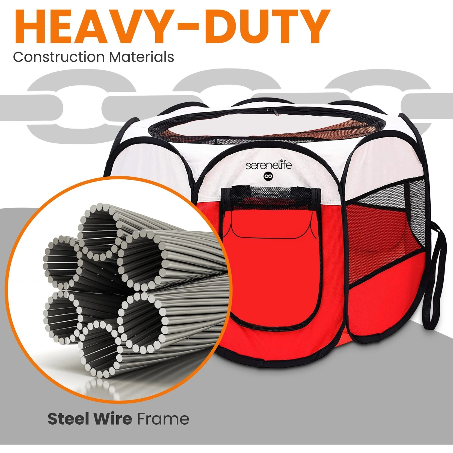 SereneLife Portable Foldable Dog & Cat Tent 5 SereneLife Portable Foldable Dog & Cat Tent - Image 3