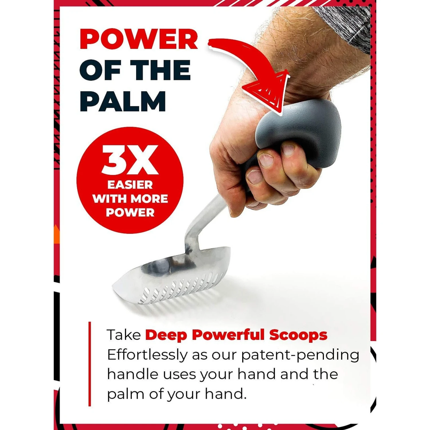 IPrimio Polished Aluminum, Cat Scooper, X-Large 3 IPrimio Polished Aluminum, Cat Scooper, X-Large - Image 2