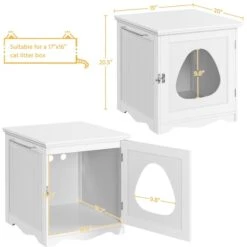 Yaheetech Washroom Bench Enclosed Cat House Cat Litter Box 13 Yaheetech Washroom Bench Enclosed Cat House Cat Litter Box -Pet Supplies Store 353531 PT2. AC SS1800 V1688150248