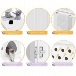 Yaheetech Washroom Bench Enclosed Cat House Cat Litter Box 14 Yaheetech Washroom Bench Enclosed Cat House Cat Litter Box -Pet Supplies Store 353531 PT3. AC SS1800 V1688149965