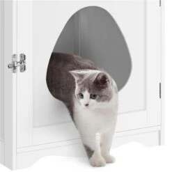 Yaheetech Washroom Bench Enclosed Cat House Cat Litter Box 17 Yaheetech Washroom Bench Enclosed Cat House Cat Litter Box -Pet Supplies Store 353531 PT6. AC SS1800 V1688150023