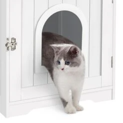 Yaheetech Washroom Bench Enclosed Cat House Cat Litter Box 19 Yaheetech Washroom Bench Enclosed Cat House Cat Litter Box -Pet Supplies Store 353531 PT8. AC SS1800 V1657657123