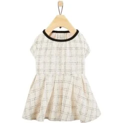 Frisco Tweed Weave Ruffle Skirt Dog & Cat Dress -Pet Supplies Store 353649 PT4. AC SS1800 V1659726539