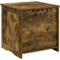 Sweet Barks Enclosed House Side Table Cat Litter Box, Rustic Brown 17 Sweet Barks Enclosed House Side Table Cat Litter Box, Rustic Brown -Pet Supplies Store 354503 PT6. AC SS1800 V1640040156