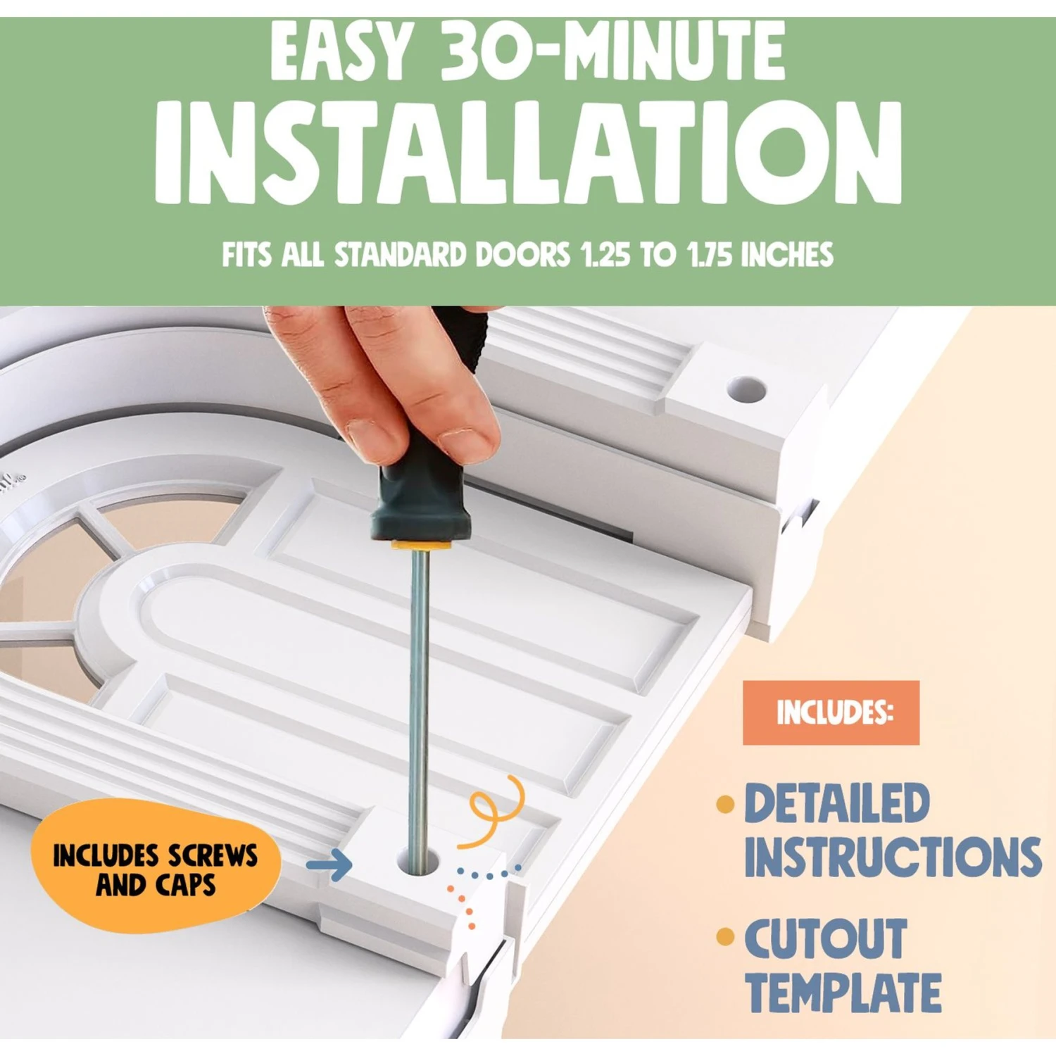 Purrfect Portal Meow Manor Interior Cat Door 6 Purrfect Portal Meow Manor Interior Cat Door - Image 4