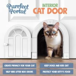 Purrfect Portal Meow Manor Interior Cat Door 12 Purrfect Portal Meow Manor Interior Cat Door -Pet Supplies Store 355126 PT4. AC SS1800 V1642472492