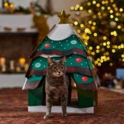 Frisco Holiday Christmas Tree Cardboard Cat House 11 Frisco Holiday Christmas Tree Cardboard Cat House -Pet Supplies Store 360879 PT4. AC SS1800 V1695648149