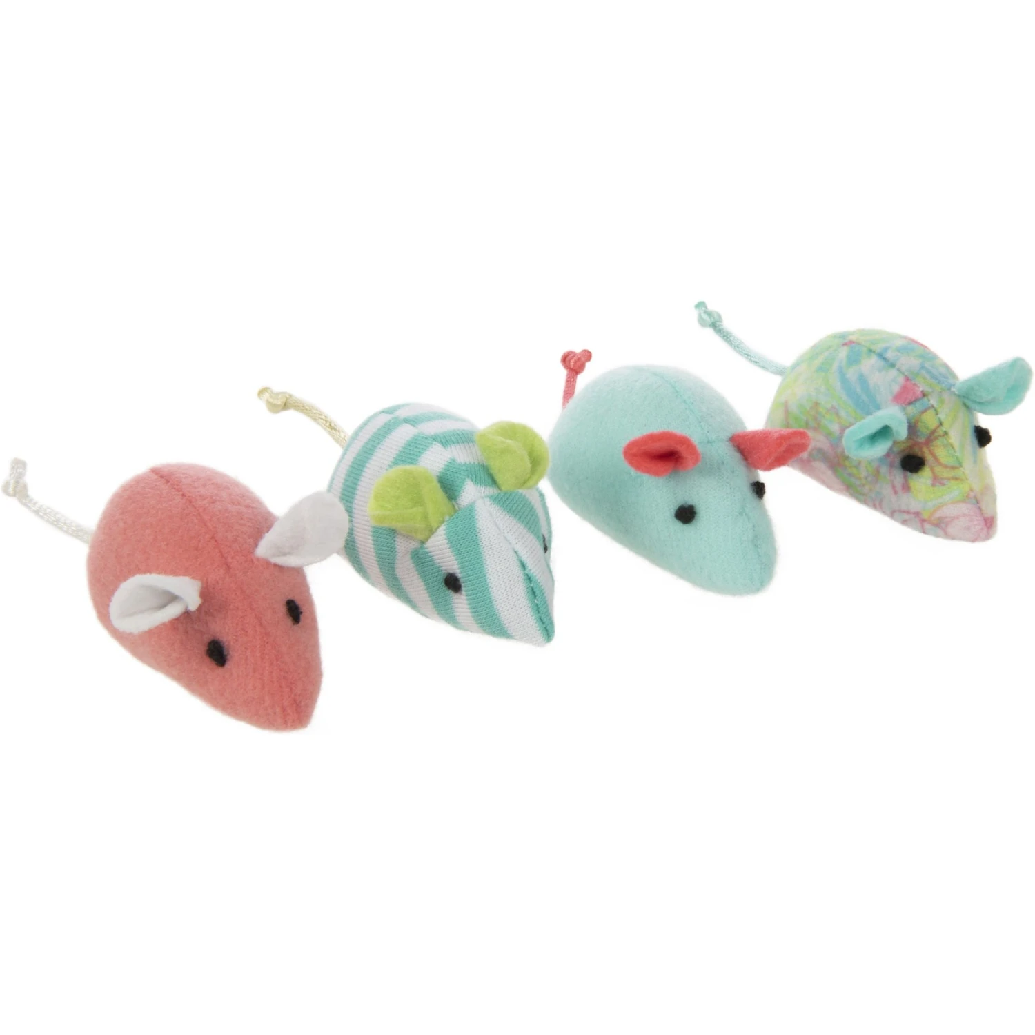 SmartyKat Tropical Time Catnip Cat Toy Variety Pack, Skitter Mice & Catnip Martini, Pink, Small, 9 Count 6 SmartyKat Tropical Time Catnip Cat Toy Variety Pack, Skitter Mice & Catnip Martini, Pink, Small, 9 Count - Image 4