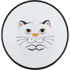 Frisco Cat Face Wide Shape Elevated Non-Skid Ceramic Cat Bowl -Pet Supplies Store 363381 PT4. AC SS1800 V1657657267