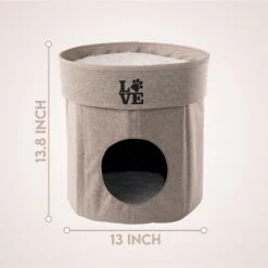 Precious Tails Home Base Circular 2-Tier Collapsible Cat Cave 12 Precious Tails Home Base Circular 2-Tier Collapsible Cat Cave -Pet Supplies Store 366629 PT1. AC SS1800 V1646084802