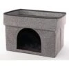 Precious Tails Home Base Rectangular 2-Tier Collapsible Cat Cave -Pet Supplies Store 366632 MAIN. AC SS1800 V1644344915