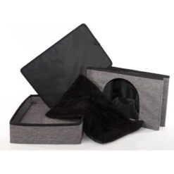Precious Tails Home Base Rectangular 2-Tier Collapsible Cat Cave -Pet Supplies Store 366632 PT2. AC SS1800 V1644383201