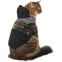 Frisco Army Camo Dog & Cat Hoodie -Pet Supplies Store 368774 PT2. AC SS1800 V1669102815