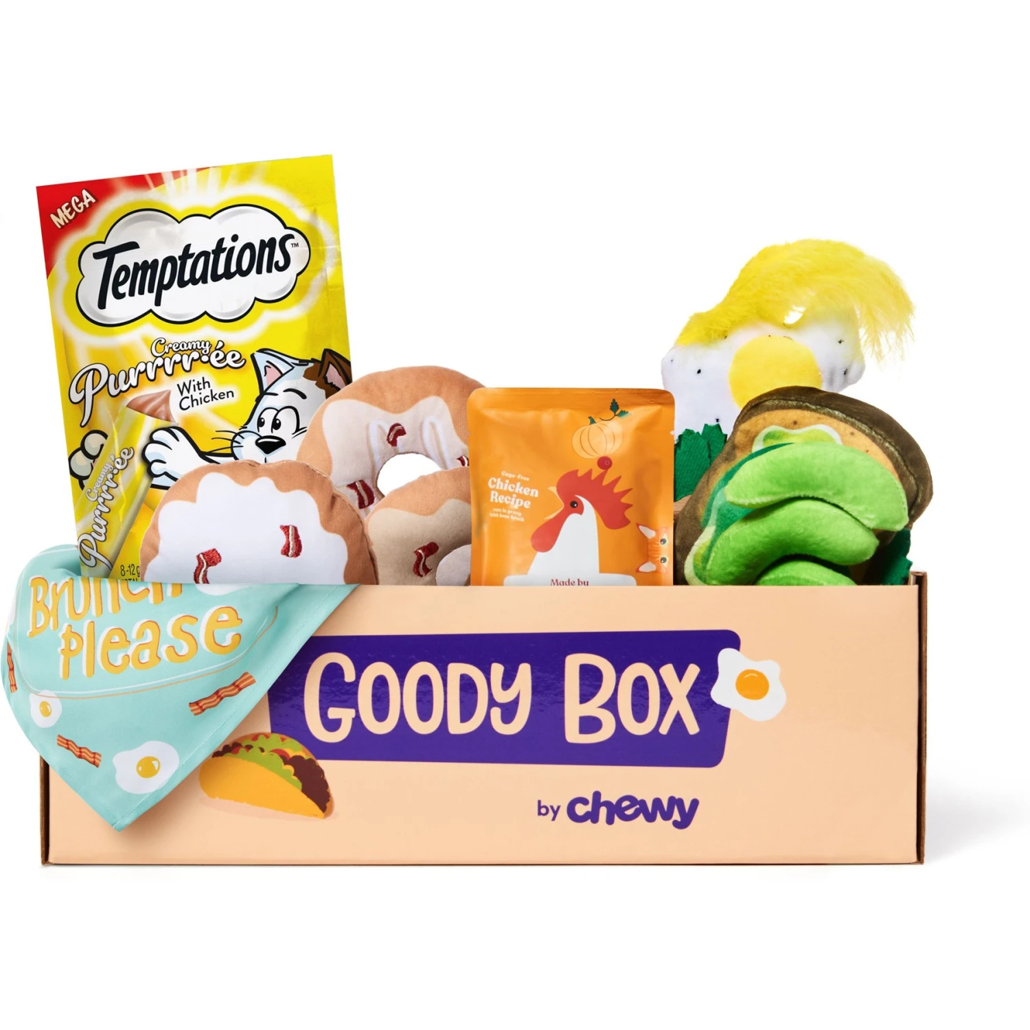 Goody Box Foodie Cat Toys & Treats 3 Goody Box Foodie Cat Toys & Treats