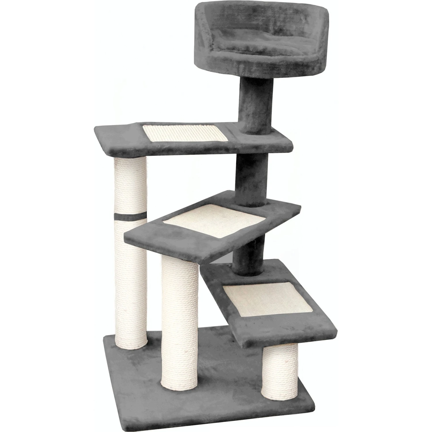 EliteField 40-in Faux Fur Cat Tree 3 EliteField 40-in Faux Fur Cat Tree