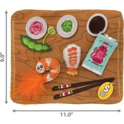 KONG Pull-A-Partz Sushi Catnip Cat Toys, 5 Count 10 KONG Pull-A-Partz Sushi Catnip Cat Toys, 5 Count -Pet Supplies Store 370841 PT2. AC SS1800 V1647479884