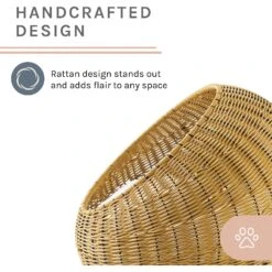 Sam's Pets Nala Wicker Cat Bed, Brown 13 Sam's Pets Nala Wicker Cat Bed, Brown -Pet Supplies Store 373519 PT2. AC SS1800 V1647637921