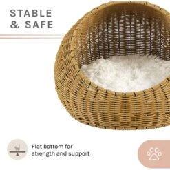 Sam's Pets Nala Wicker Cat Bed, Brown 14 Sam's Pets Nala Wicker Cat Bed, Brown -Pet Supplies Store 373519 PT3. AC SS1800 V1647638846