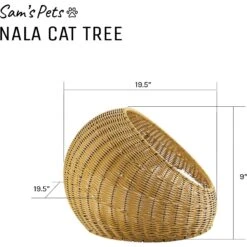 Sam's Pets Nala Wicker Cat Bed, Brown 19 Sam's Pets Nala Wicker Cat Bed, Brown -Pet Supplies Store 373519 PT8. AC SS1800 V1647640650