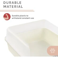 Sam's Pets Helix Cat Litter Box, White 16 Sam's Pets Helix Cat Litter Box, White -Pet Supplies Store 373533 PT5. AC SS1800 V1647640323