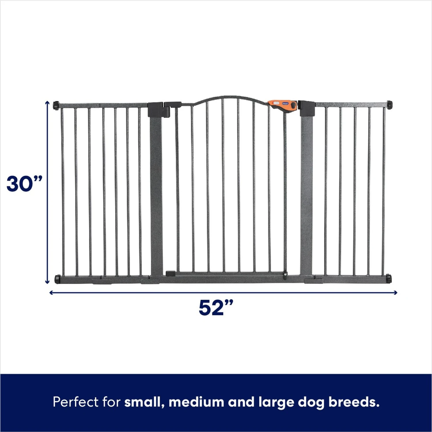 Frisco Outdoor Steel Arch Extra Wide Auto-Close Dog Gate 4 Frisco Outdoor Steel Arch Extra Wide Auto-Close Dog Gate - Image 2