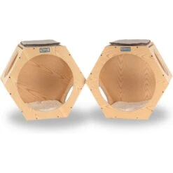 Armarkat Real Wood Cat Wall Additions, Natural Beige, 2 Count -Pet Supplies Store 515630 PT6. AC SS1800 V1649354582