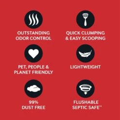 World's Best Multi-Cat Unscented Clumping Corn Cat Litter -Pet Supplies Store 52450 PT4. AC SS1800 V1685653310