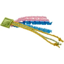 Petlinks Tethered Teaser Re-attachable Ribbon & Feather Cat Toy, Multi Color, Large -Pet Supplies Store 531526 PT2. AC SS1800 V1652775983