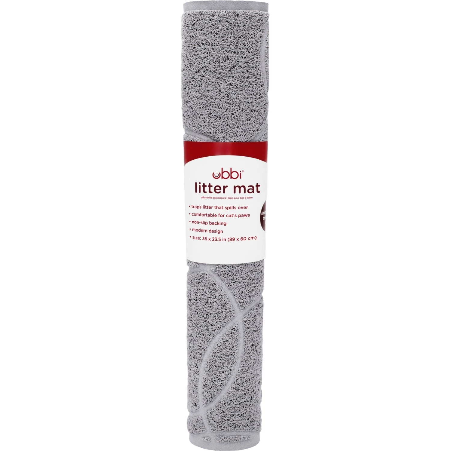 Ubbi® Ubbi Non-Slip Unscented Cat Litter Box Mat 5 Ubbi® Ubbi Non-Slip Unscented Cat Litter Box Mat - Image 3