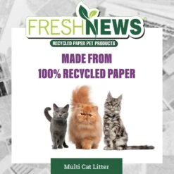 Fresh News Non-Clumping Scented Paper Cat Litter, 25-lb Bag 15 Fresh News Non-Clumping Scented Paper Cat Litter, 25-lb Bag -Pet Supplies Store 539206 PT4. AC SS1800 V1667518948