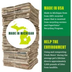 Fresh News Non-Clumping Scented Paper Cat Litter, 25-lb Bag 18 Fresh News Non-Clumping Scented Paper Cat Litter, 25-lb Bag -Pet Supplies Store 539206 PT7. AC SS1800 V1667518329