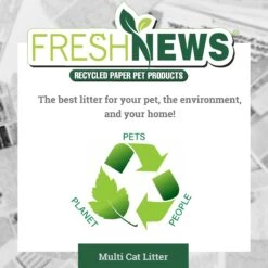 Fresh News Non-Clumping Scented Paper Cat Litter, 25-lb Bag 19 Fresh News Non-Clumping Scented Paper Cat Litter, 25-lb Bag -Pet Supplies Store 539206 PT8. AC SS1800 V1667519299