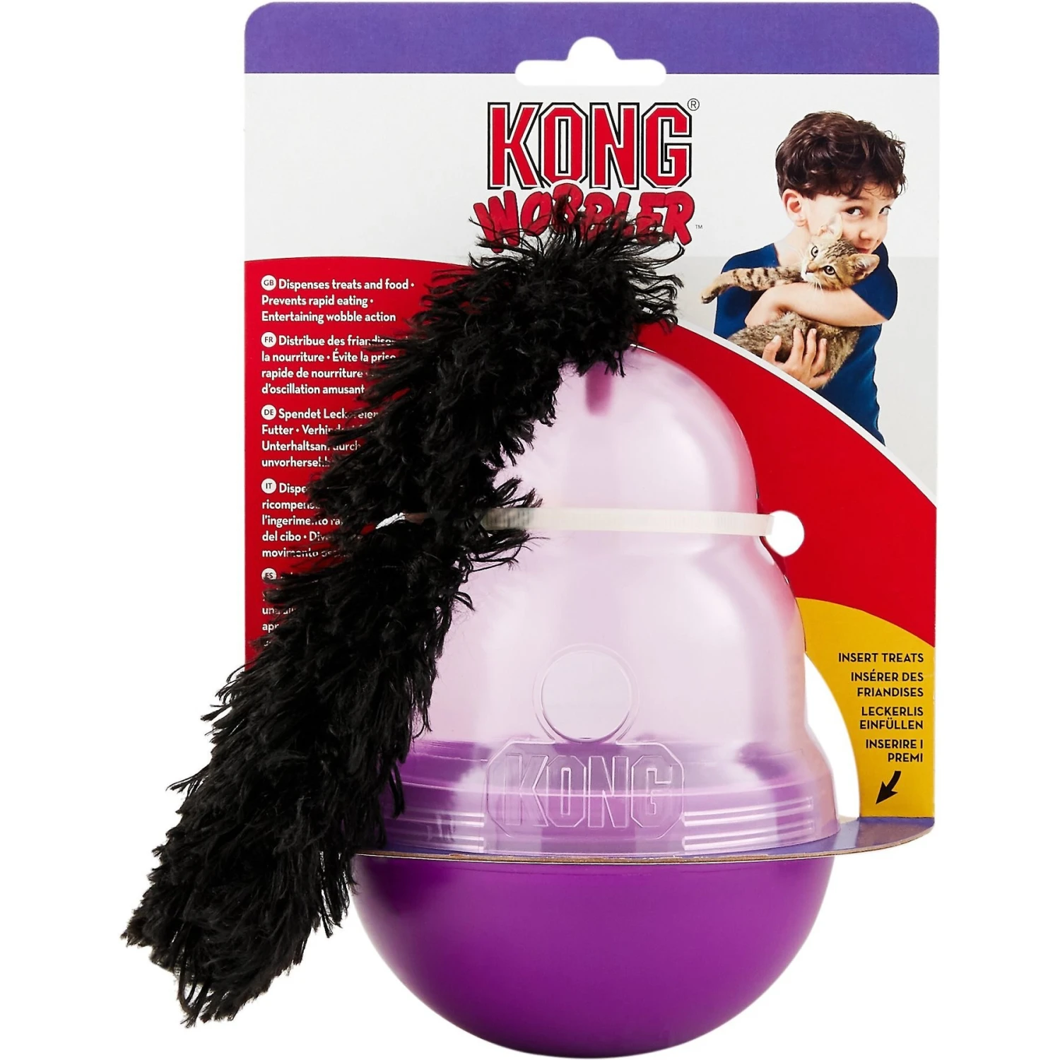 KONG Cat Wobbler Treat Dispenser 8 KONG Cat Wobbler Treat Dispenser - Image 6