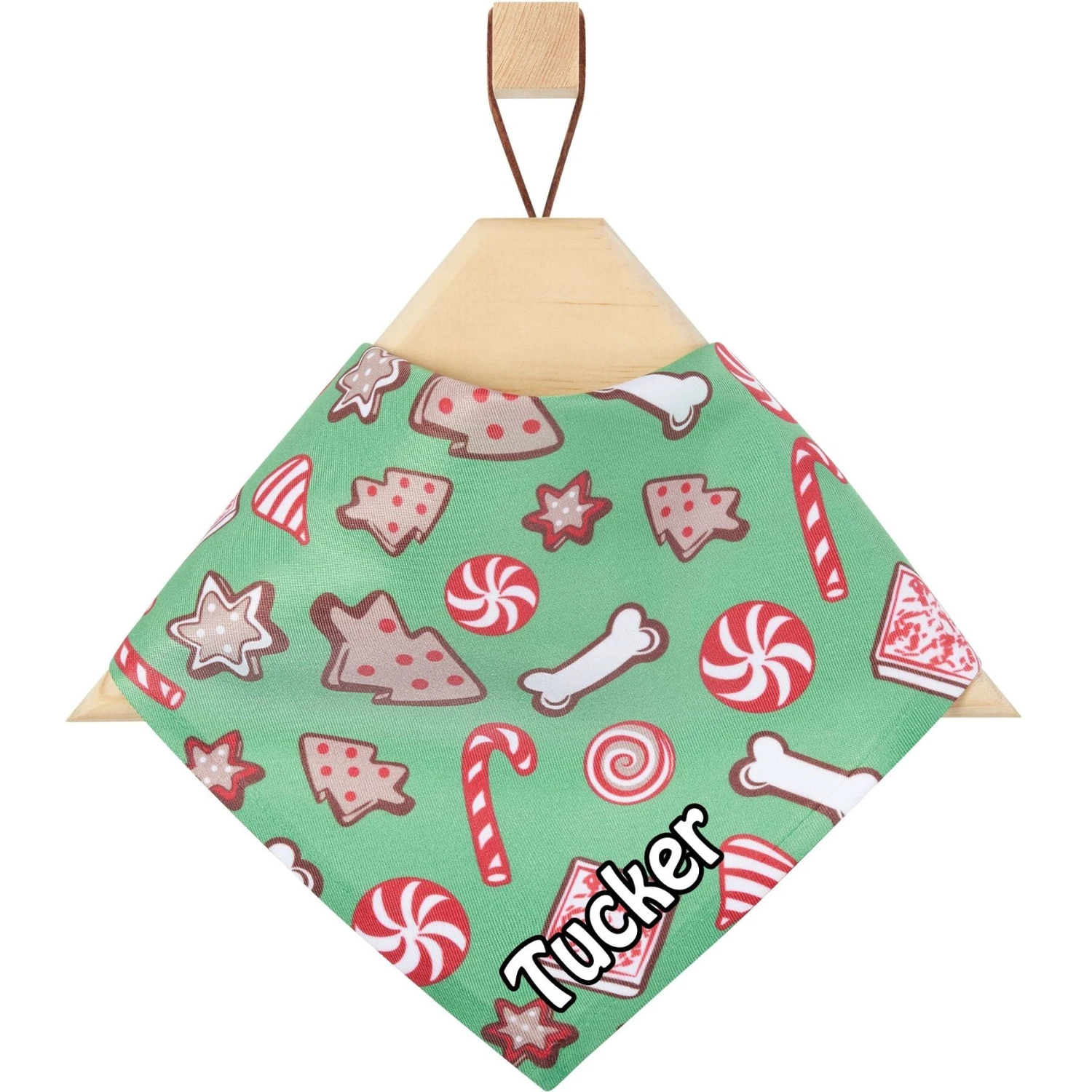 Frisco Gingerbread Treats Personalized Dog & Cat Bandana 3 Frisco Gingerbread Treats Personalized Dog & Cat Bandana