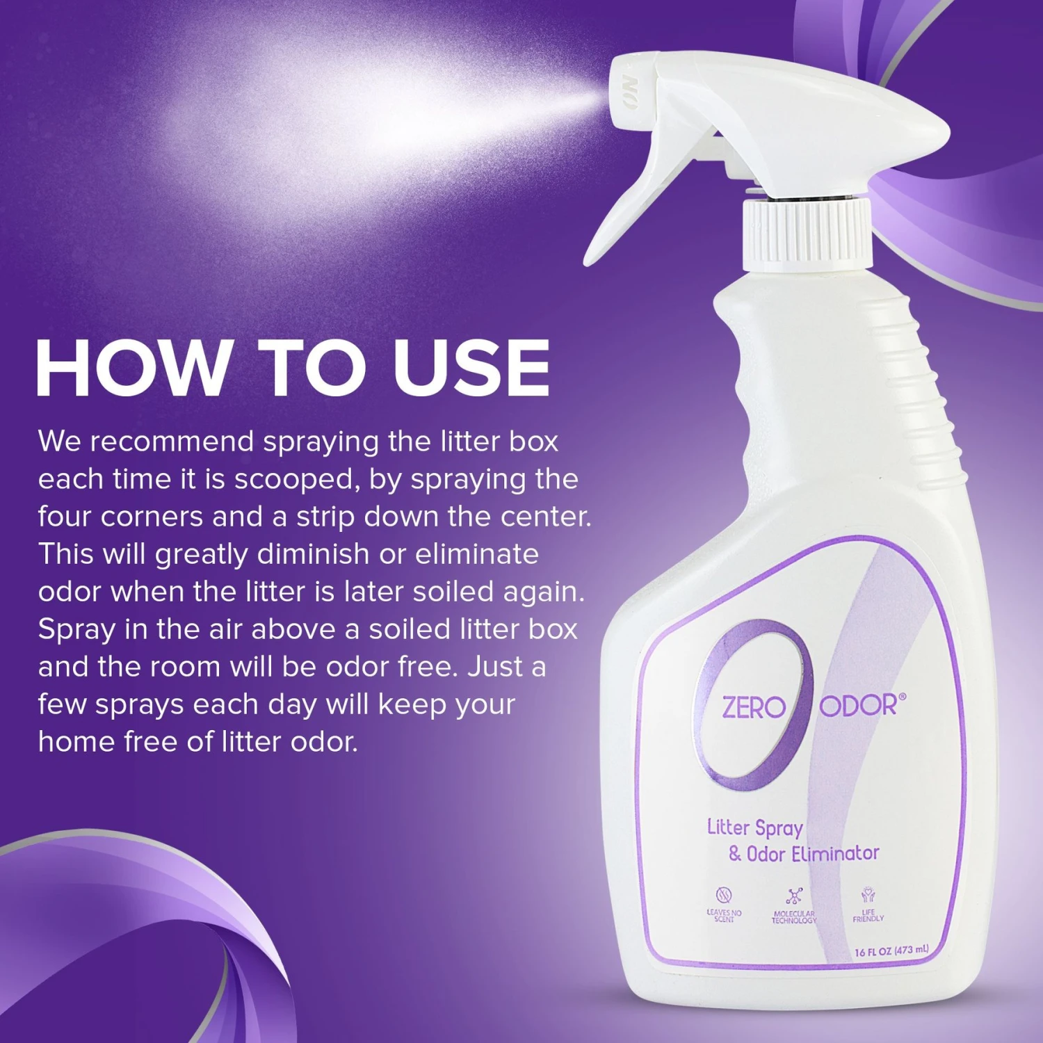 Zero Odor Litter Spray 11 Zero Odor Litter Spray - Image 9