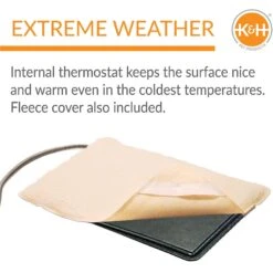 K&H Pet Products Extreme Weather Kitty Pad & Fleece Cover -Pet Supplies Store 61535 PT3. AC SS1800 V1647916595