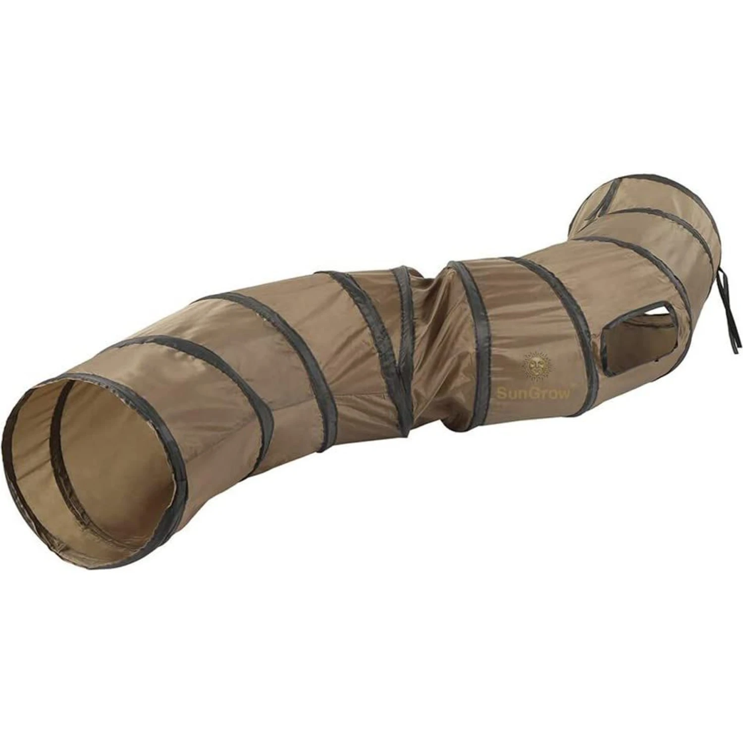 SunGrow Hide & Seek Collapsible Entertainment Cat & Ferret Play Tube & Pop Up Tunnel, Brown, 48-in 4 SunGrow Hide & Seek Collapsible Entertainment Cat & Ferret Play Tube & Pop Up Tunnel, Brown, 48-in - Image 2