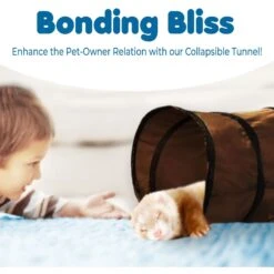 SunGrow Hide & Seek Collapsible Entertainment Cat & Ferret Play Tube & Pop Up Tunnel, Brown, 48-in 10 SunGrow Hide & Seek Collapsible Entertainment Cat & Ferret Play Tube & Pop Up Tunnel, Brown, 48-in -Pet Supplies Store 616598 PT2. AC SS1800 V1691606857