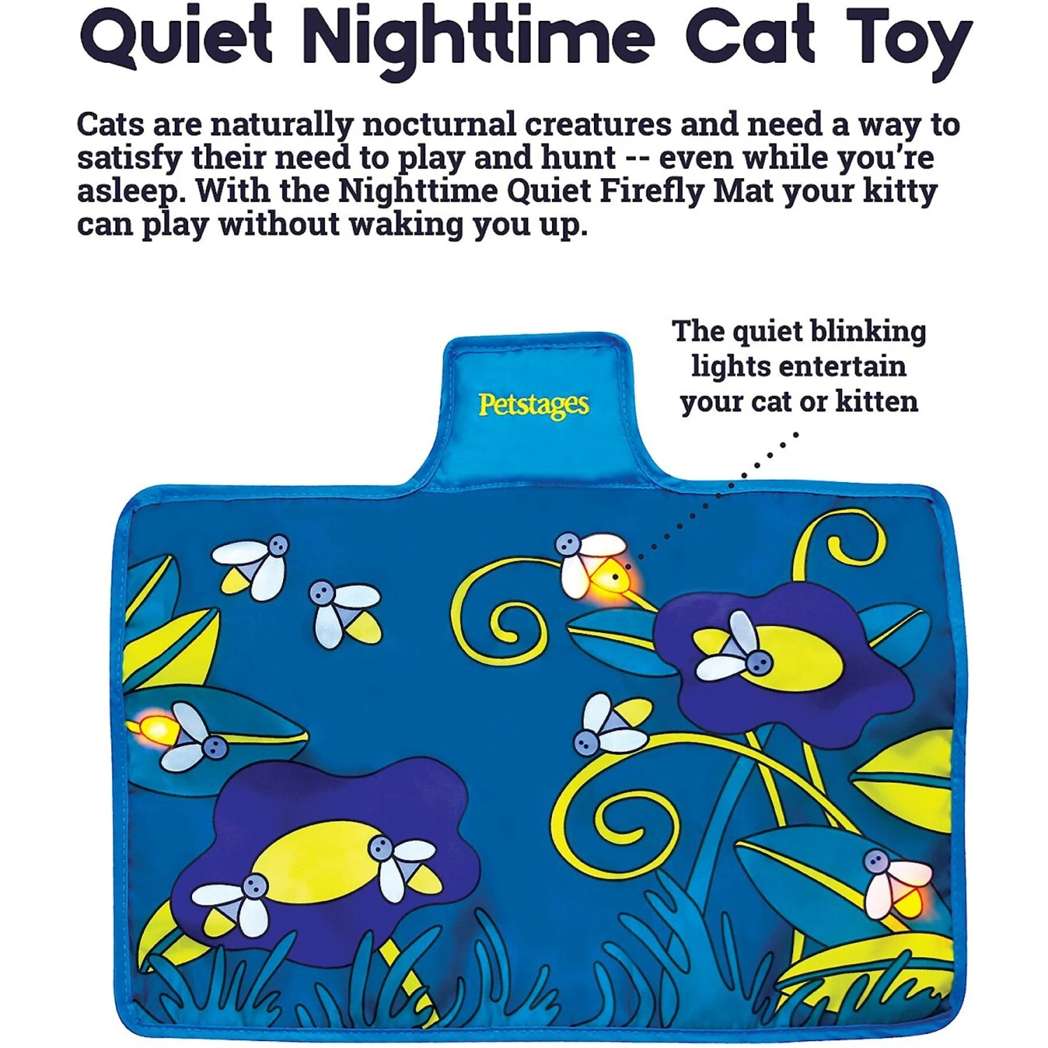 Catstages Flashing Firefly Mat Cat Toy 5 Catstages Flashing Firefly Mat Cat Toy - Image 3