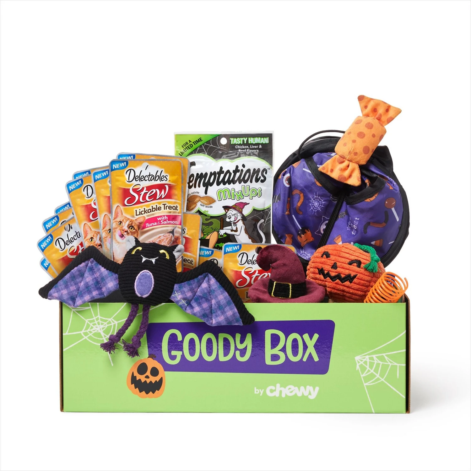 Goody Box Halloween Cat Toys & Treats 3 Goody Box Halloween Cat Toys & Treats