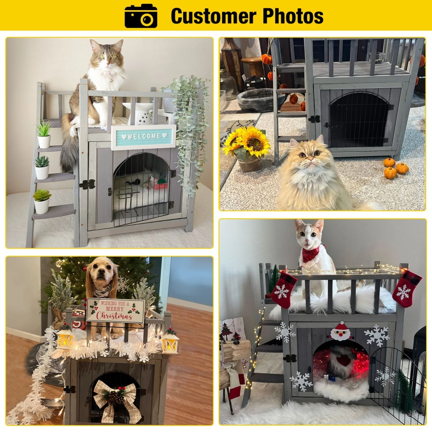 Aivituvin Outdoor & Indoor Cat House 8 Aivituvin Outdoor & Indoor Cat House - Image 6