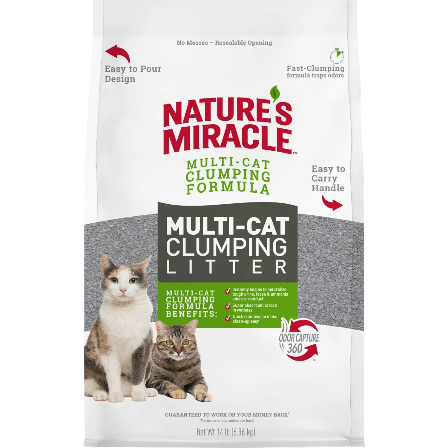 Nature's Miracle Intense Defense Scented Clumping Clay Cat Litter 3 Nature's Miracle Intense Defense Scented Clumping Clay Cat Litter
