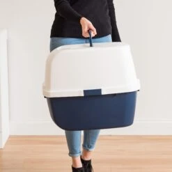 IRIS USA Jumbo Enclosed Hooded Cat Litter Box With Front Door Flap 11 IRIS USA Jumbo Enclosed Hooded Cat Litter Box With Front Door Flap -Pet Supplies Store 645518 PT3. AC SS1800 V1687785343