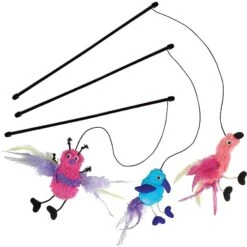 KONG Active Feather Teaser Cat Toy, Color Varies -Pet Supplies Store 66578 PT5. AC SS1800 V1603164987