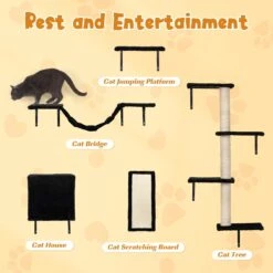 Coziwow Wall Mounted Shelves Set Cat Tree -Pet Supplies Store 665862 PT4. AC SS1800 V1690397972
